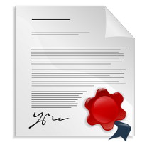 A notorized document